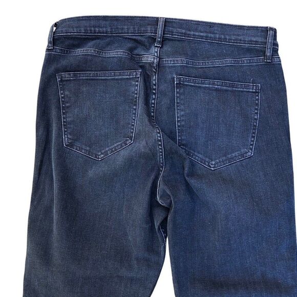 Gap Jeans Women 16/33 Reg Cigarette High Rise Black Allover Stretch Comfy - Picture 5 of 7